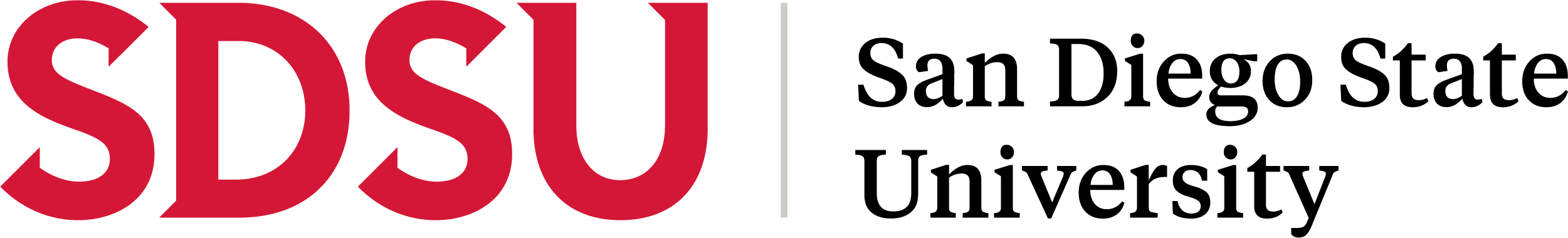 Logo for SDSU